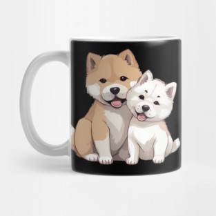 cute akita puppy Mug