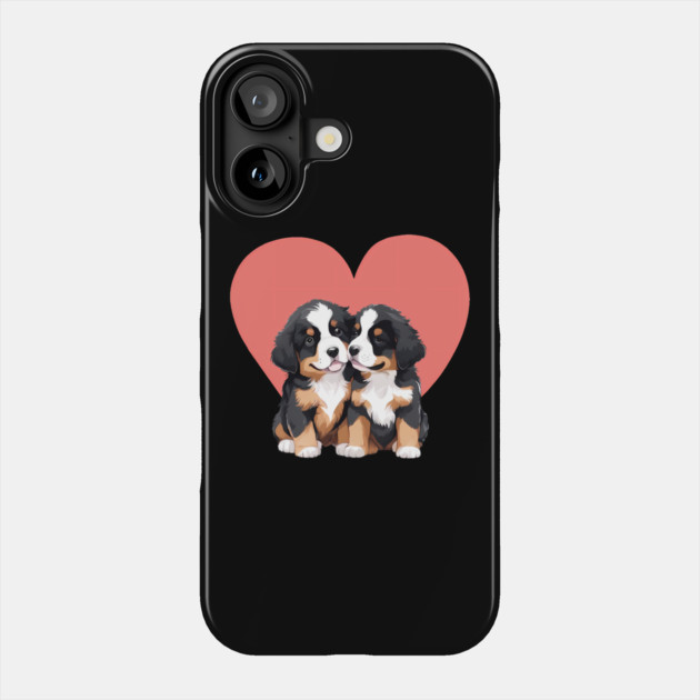 mini bernese mountain dog Phone Case by animegirlnft