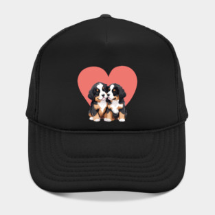 mini bernese mountain dog Hat