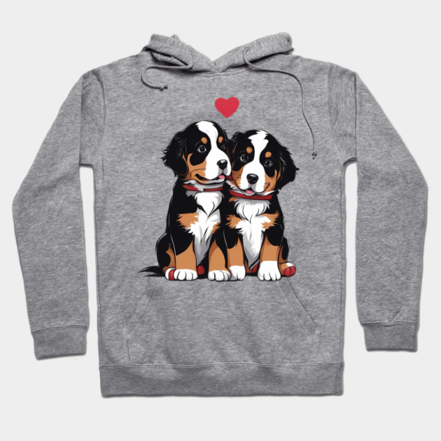 baby bernese mountain puppy Hoodie by animegirlnft