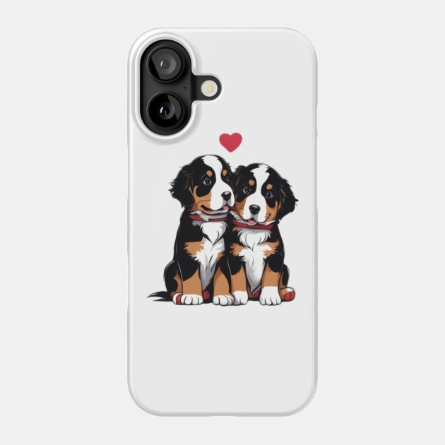 baby bernese mountain puppy Phone Case by animegirlnft