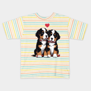 baby bernese mountain puppy Kids T-Shirt