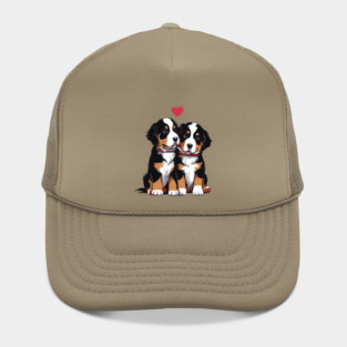 baby bernese mountain puppy Hat