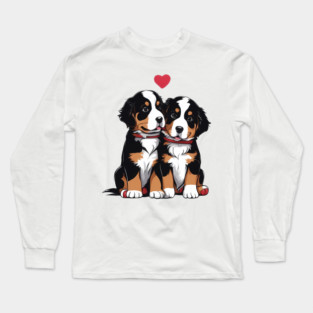 baby bernese mountain puppy Long Sleeve T-Shirt