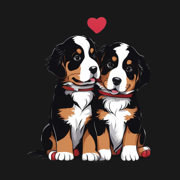 baby bernese mountain puppy by animegirlnft