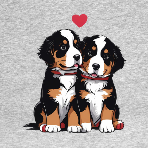 baby bernese mountain puppy by animegirlnft