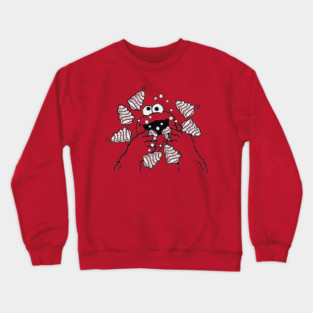 Christmas Tree Cake Monster Crewneck Sweatshirt
