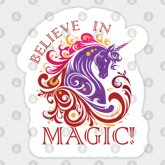 Believe in Magic! Sticker by DickinsonDesign