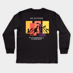 go outside Kids Long Sleeve T-Shirt