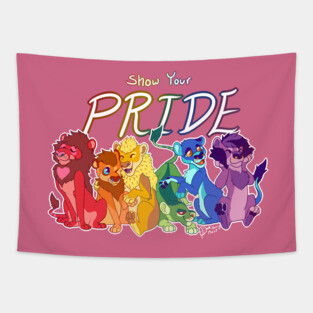 Pride Lions Tapestry