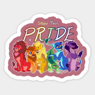 Pride Lions Sticker