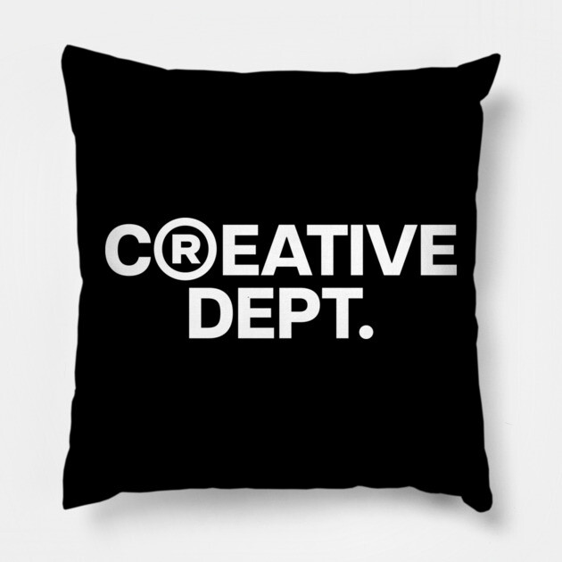 Creative Dept. Pillow by JSNDMPSY