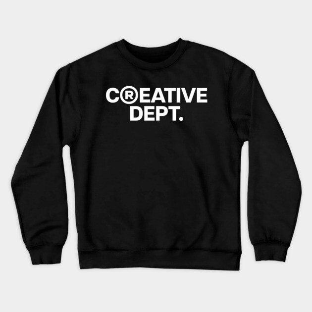 Creative Dept. Crewneck Sweatshirt by JSNDMPSY
