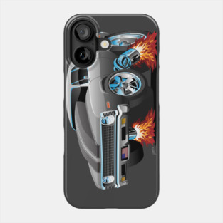 Classic American Muscle Car Hot Rod Cartoon Phone Case
