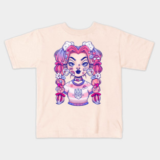 Harajuku girl Kids T-Shirt