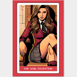 the high priestess - house of anubis tarot card Posters and Art