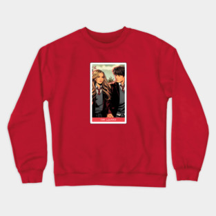 the lovers - house of anubis tarot card Crewneck Sweatshirt