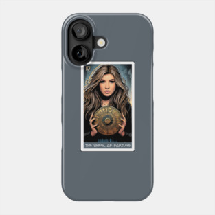 the wheel of fortune - house of anubis tarot card Phone Case