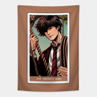 the hanged man - house of anubis tarot card Tapestry