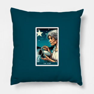 the star - house of anubis tarot card Pillow