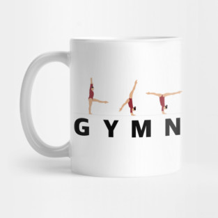 gymnastics beam Mug