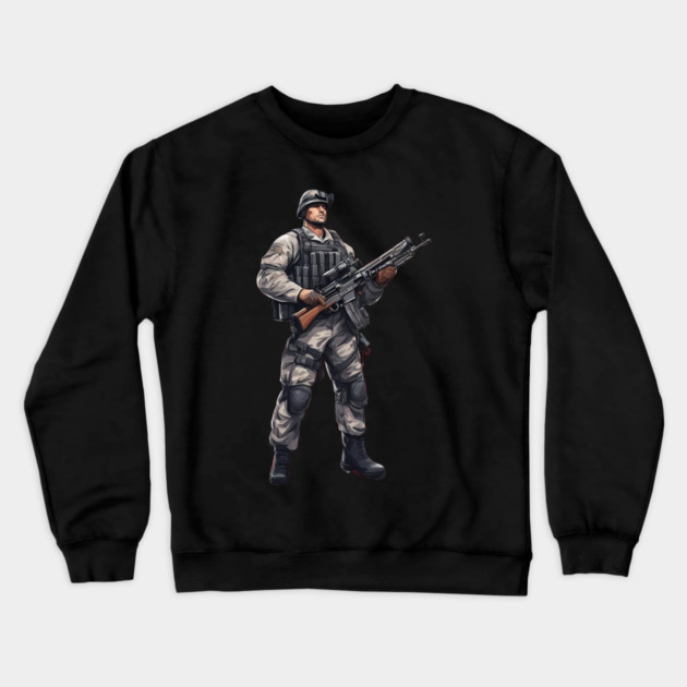 Firepower Crewneck Sweatshirt by animegirlnft