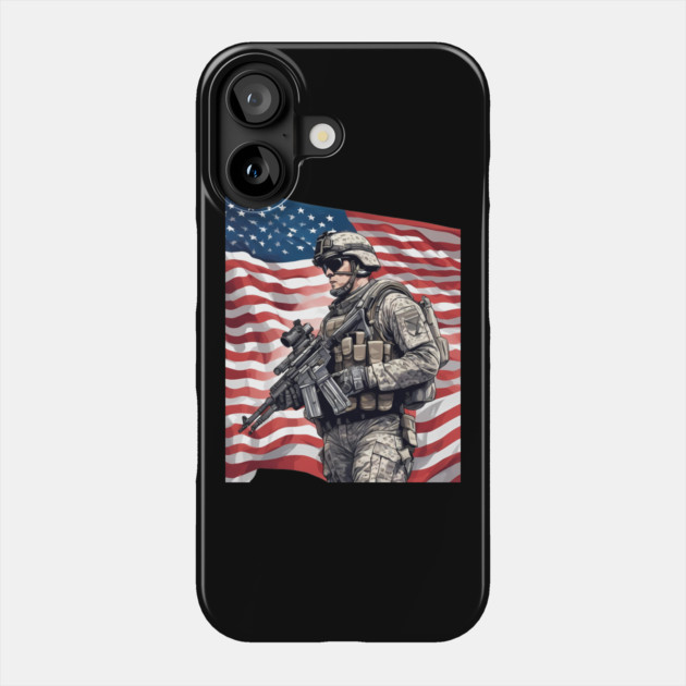 Armed Force Phone Case by animegirlnft