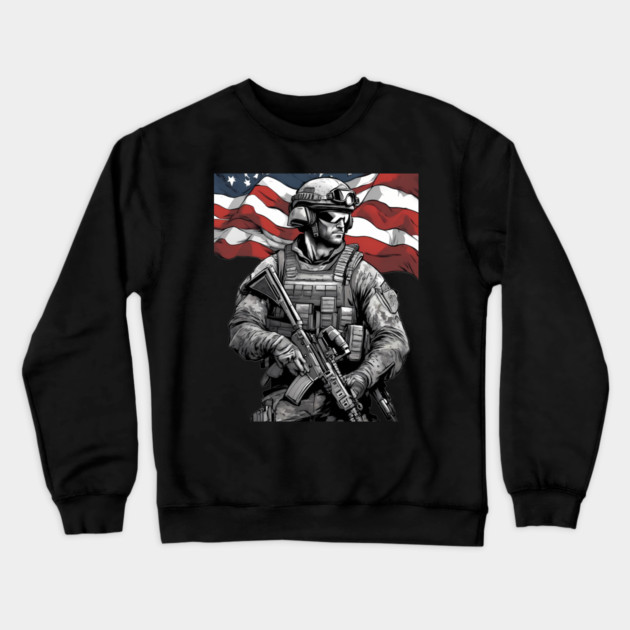 Mercenary Crewneck Sweatshirt by animegirlnft