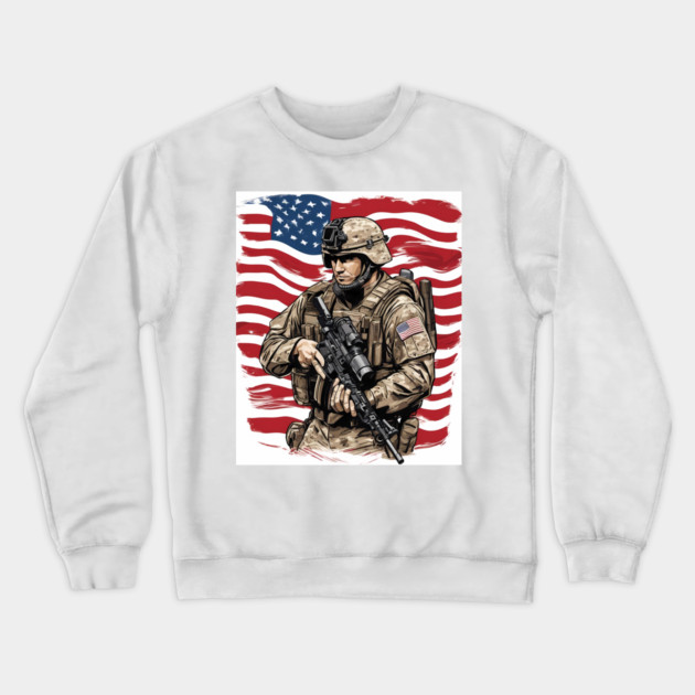 Militia Crewneck Sweatshirt by animegirlnft