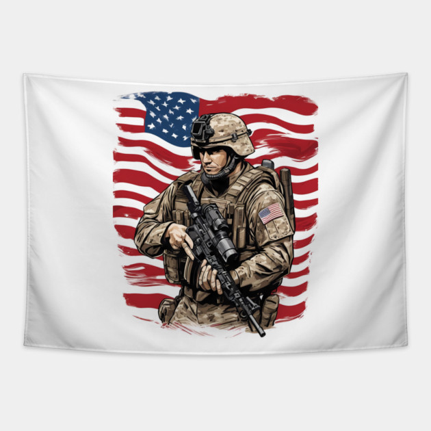 Militia Tapestry by animegirlnft