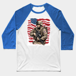 Militia Baseball T-Shirt