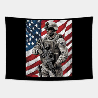 Marine Corps Tapestry