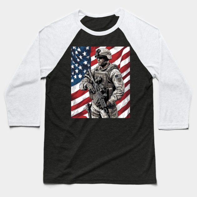 Marine Corps Baseball T-Shirt by animegirlnft