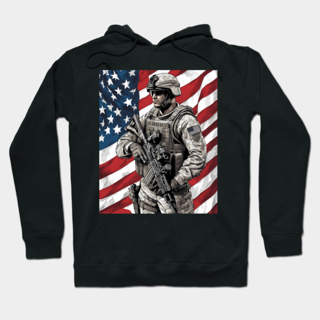 Marine Corps Hoodie by animegirlnft