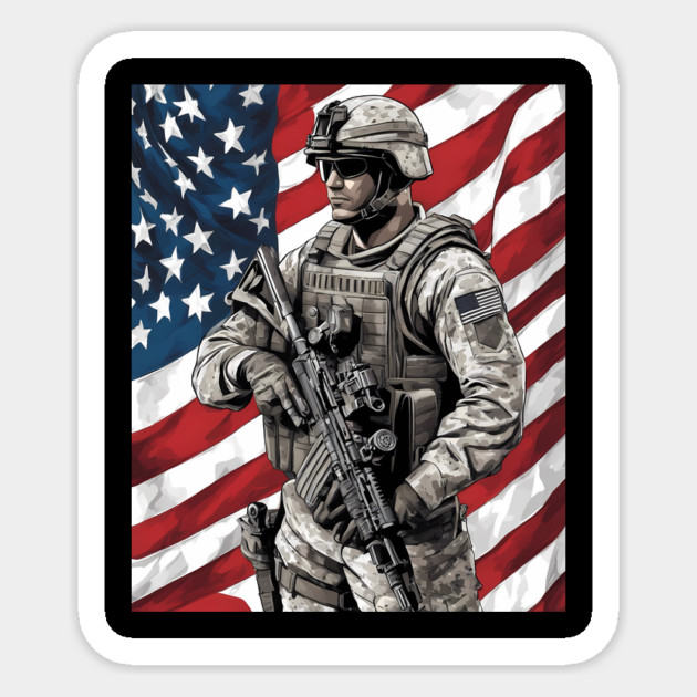Marine Corps Sticker by animegirlnft