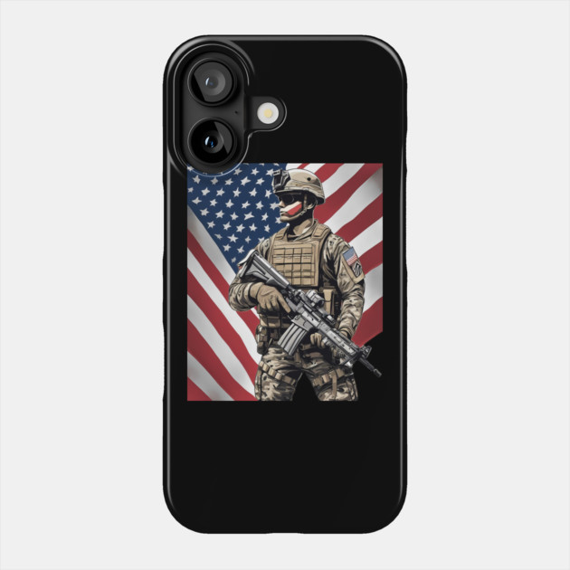 Elite Army Phone Case by animegirlnft