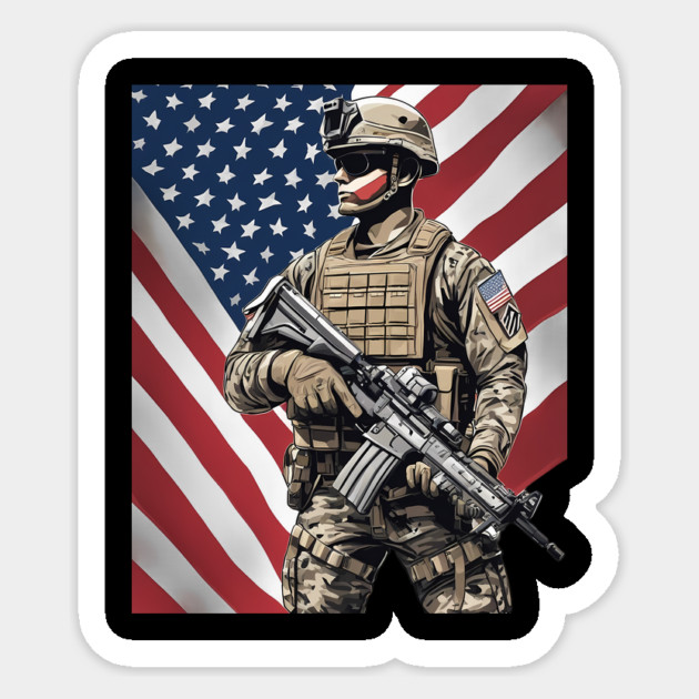 Elite Army Sticker by animegirlnft