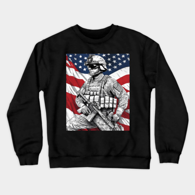 Army Intelligence Crewneck Sweatshirt by animegirlnft