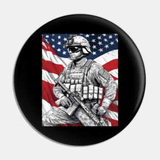 Army Intelligence Pin