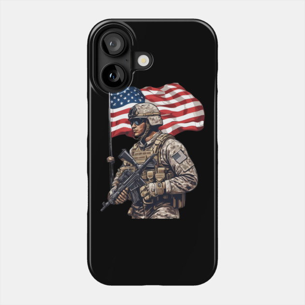 Soldier Phone Case by animegirlnft