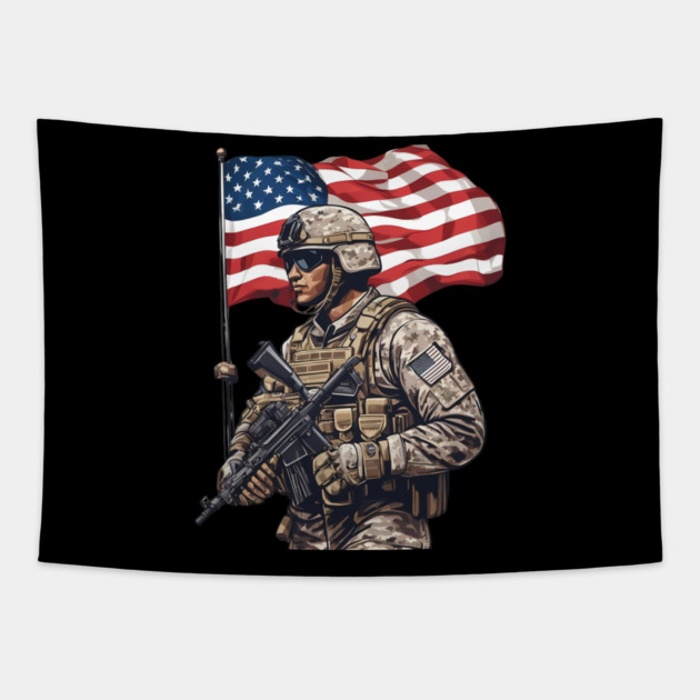 Soldier Tapestry by animegirlnft
