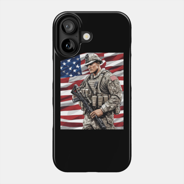 Infantry Phone Case by animegirlnft