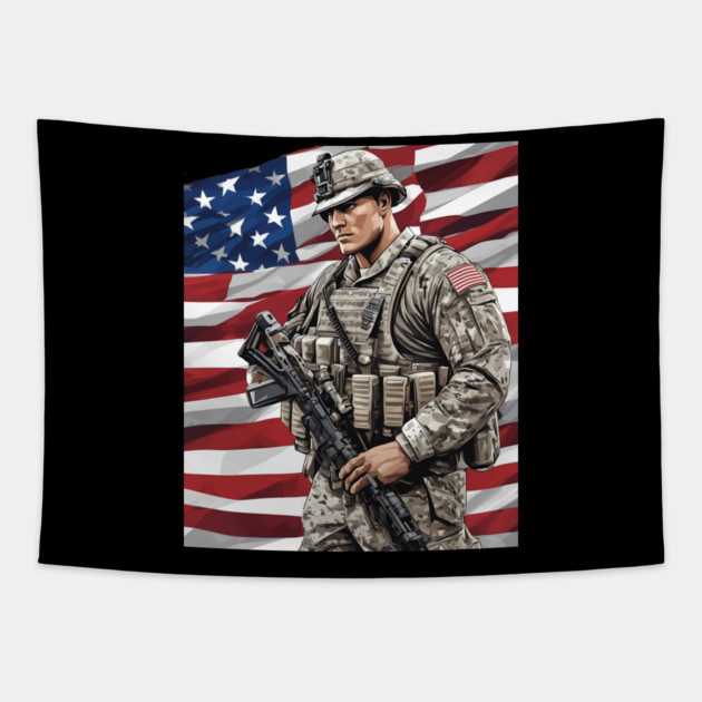 Infantry Tapestry by animegirlnft
