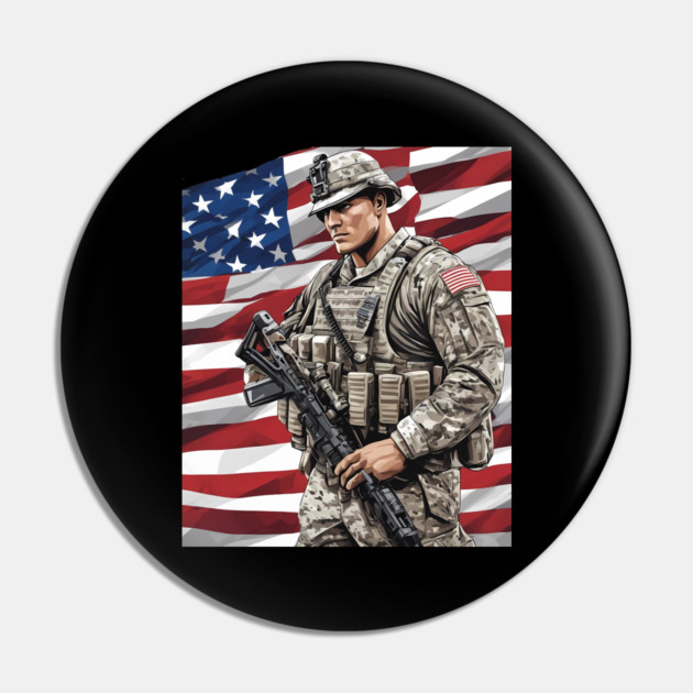 Infantry Pin by animegirlnft