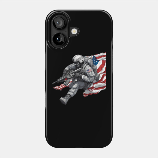 Commando Phone Case by animegirlnft