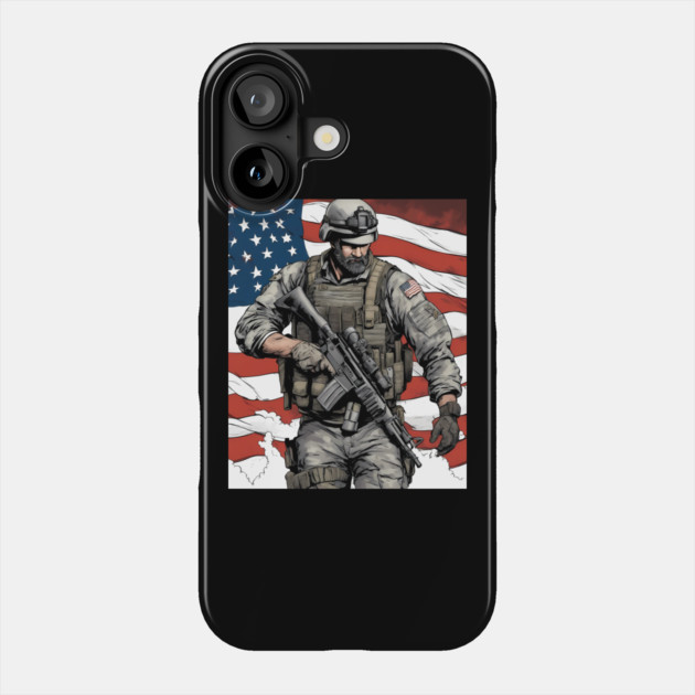 Army Ranger Phone Case by animegirlnft