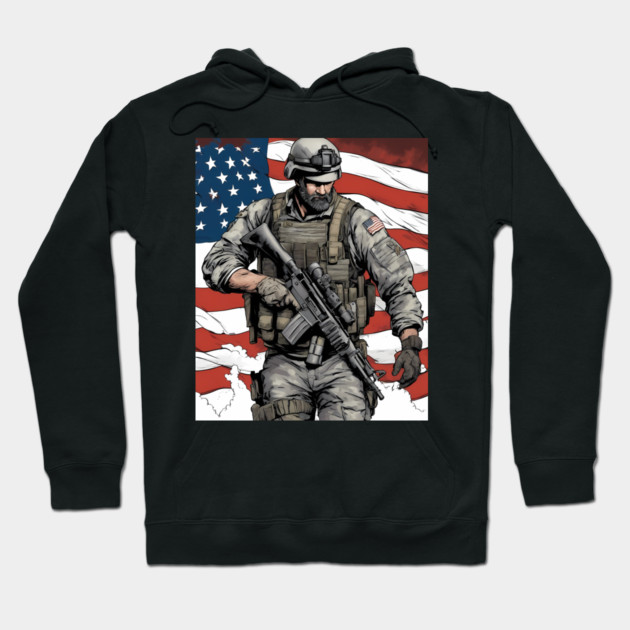 Army Ranger Hoodie by animegirlnft