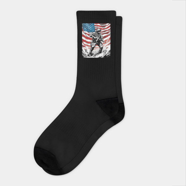 Green Berets Socks by animegirlnft