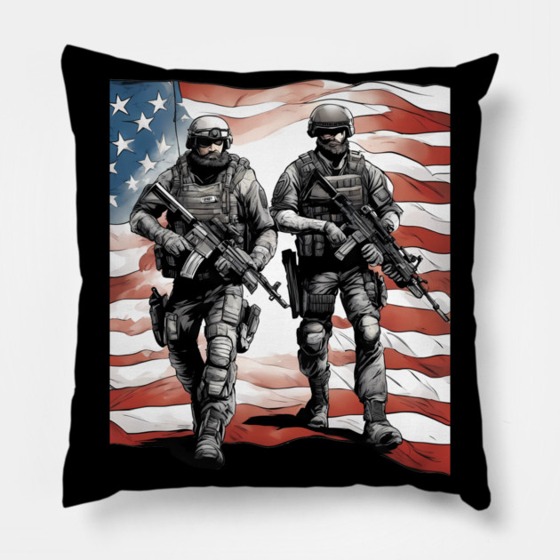 Army Delta Pillow by animegirlnft