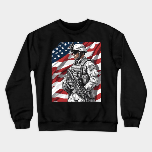 US Army Crewneck Sweatshirt by animegirlnft